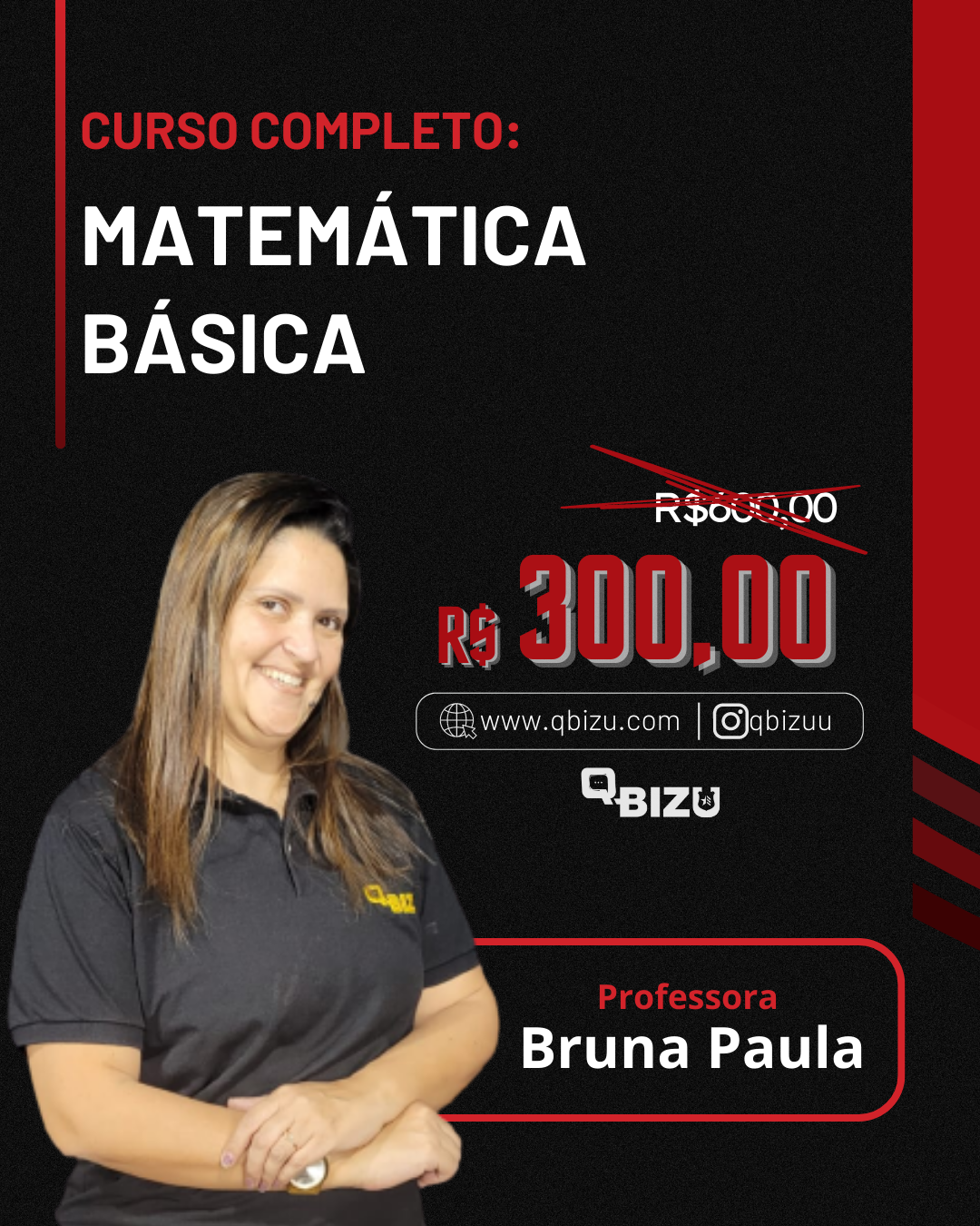 Aula Matemática de Matemática Básica com professora Bruna Paula