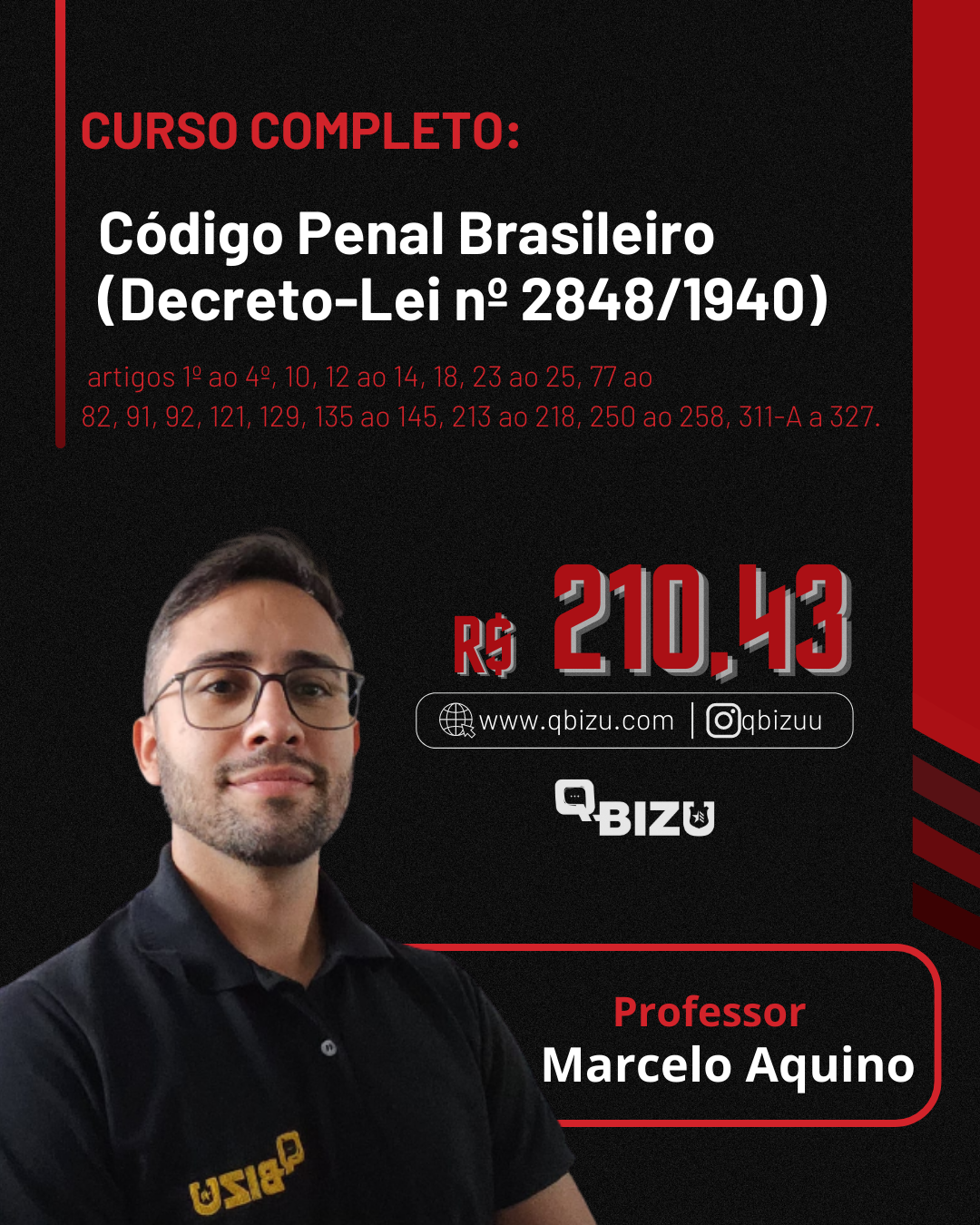 Aula Decreto-Lei n. 2.848, de 7Dez40 -Código Penal Brasileiro (CPB) de Código Penal Brasileiro (Decreto-Lei nº 2848/1940) - Parte geral e especial